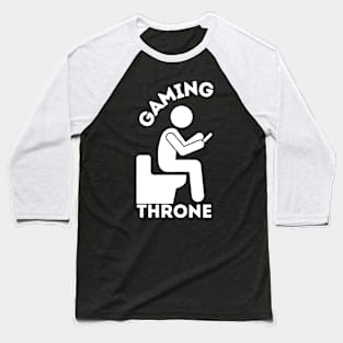 Gaming Throne Baseball T-Shirt